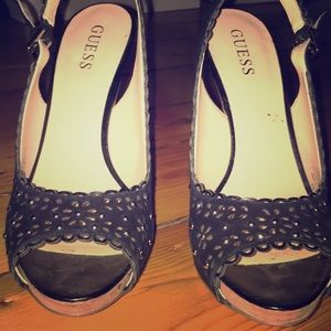 Black Guess heels